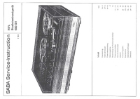 Saba 600-SH - Service Manual